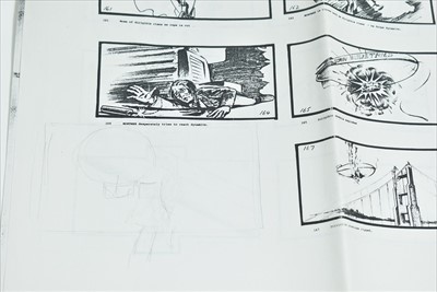 Lot 1104 - James Bond interest: A View to a Kill printed storyboards