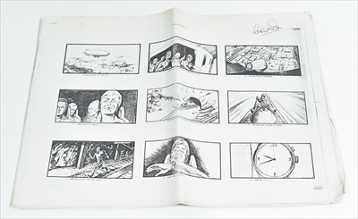 Lot 1104 - James Bond interest: A View to a Kill printed storyboards