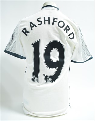 Lot 1086 - Marcus Rashford match worn Manchester United shirt