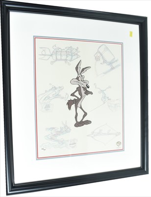 Lot 1111 - Warner Bros Studio Limited Edition cel and drawing