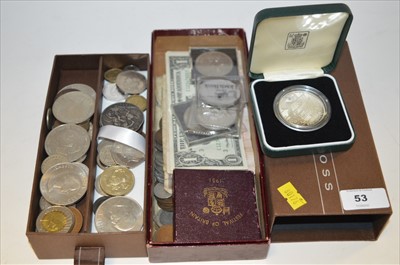Lot 53 - Coins and bank notes