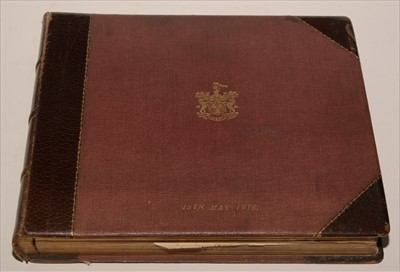 Lot 949 - Presentation album to Sir W.H. Stephenson.