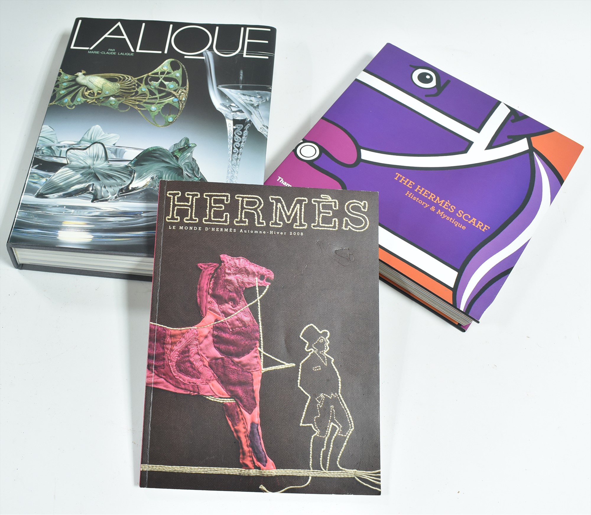 Lot 524 - Books on Hermes Scarf, and Lalique.