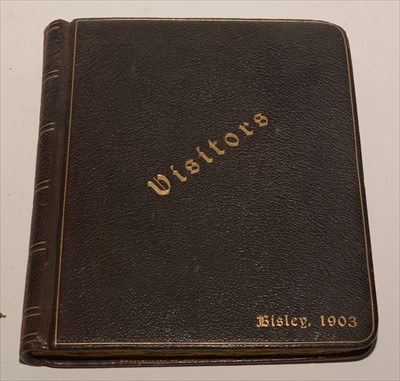 Lot 952 - A Visitors Book from the Canadian Rifle Club "Mess".