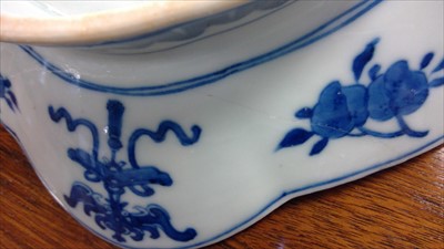 Lot 677 - Chinese blue and white