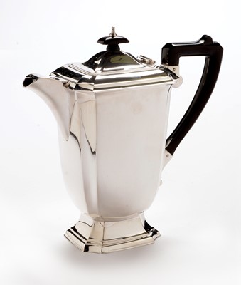 Lot 266 - Silver coffee pot