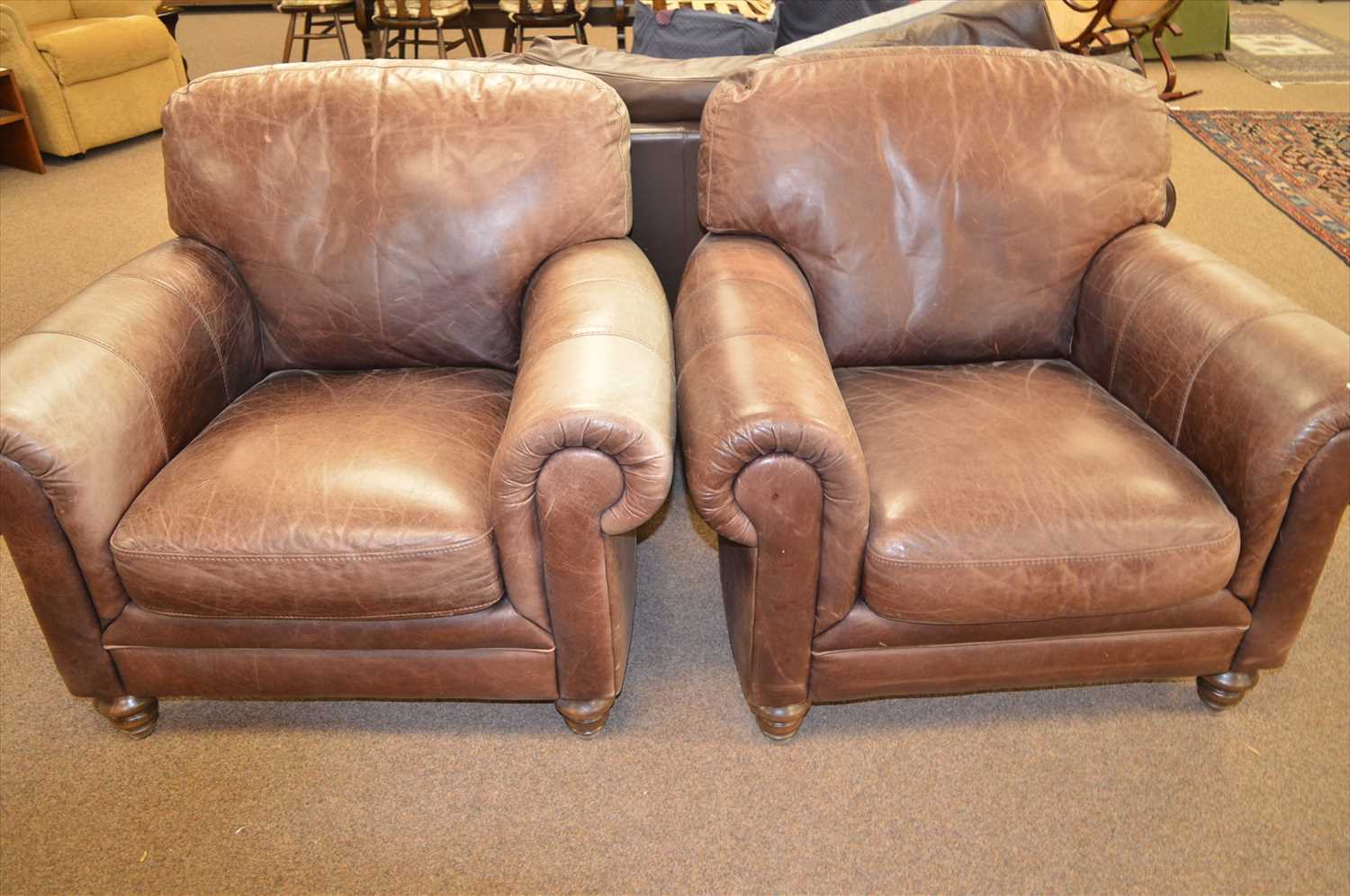 Lot 350 - armchairs