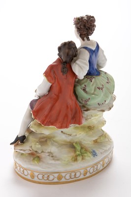 Lot 502 - Pair of continental figures
