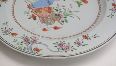 Lot 410 - Pair of Famille Rose chargers