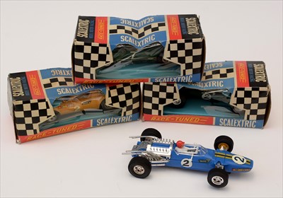 Lot 331 - Four Scalextric cars
