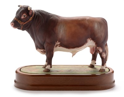 Lot 481 - Royal Worcester Short horn bull