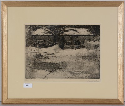 Lot 48 - George Edward Horton - etching.