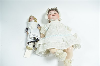 Lot 274 - Two Porcelain dolls