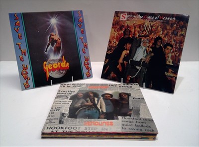 Lot 284 - Eight rock LPs