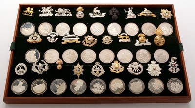 Lot 267 - Cased medals of Great British Regiments