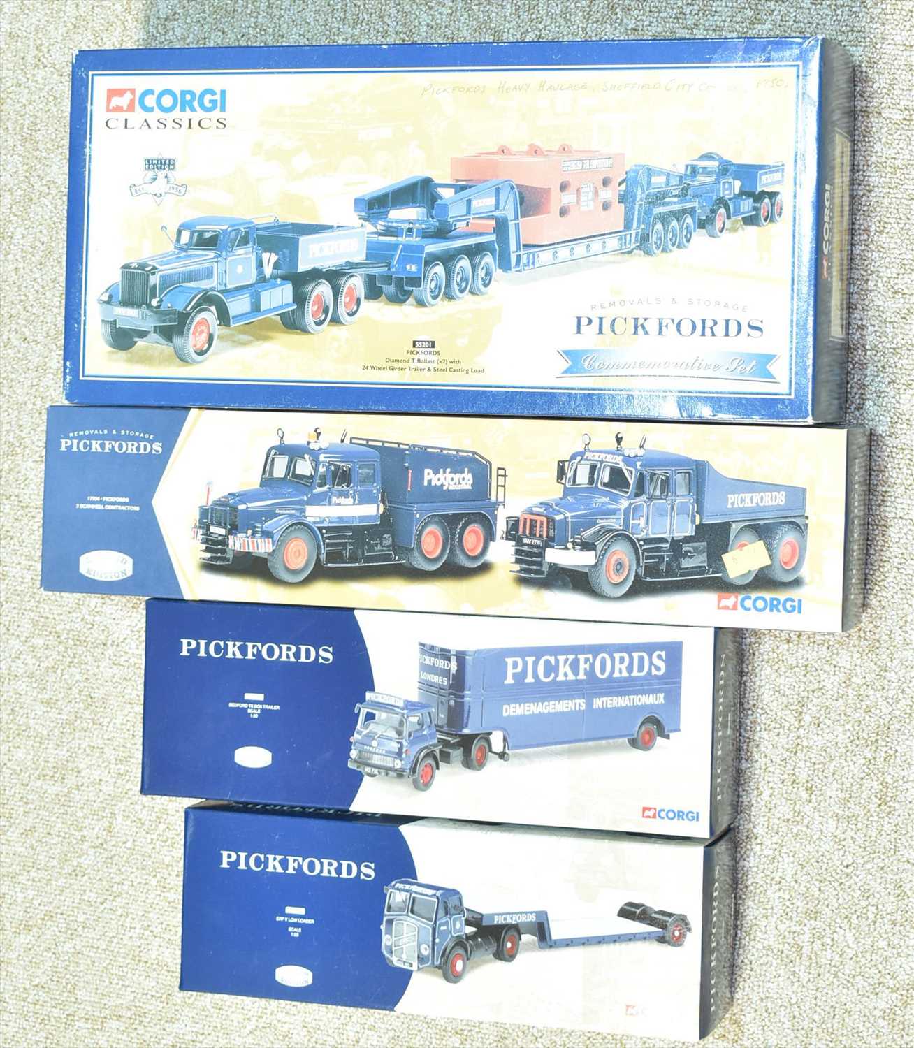 Lot 221 - Corgi Pickfords vehicles