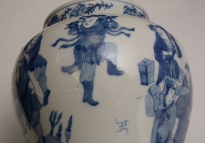 Lot 402 - Chinese blue and white vase