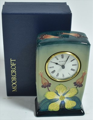 Lot 534 - Moorcroft clock