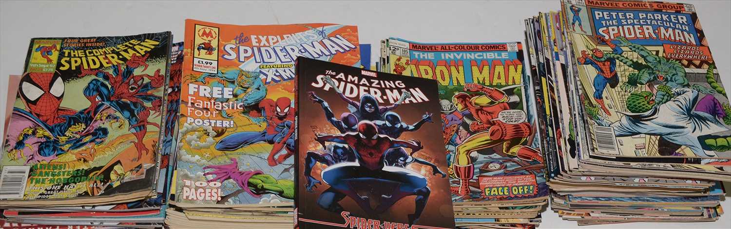 Lot 90 - Spider-Man and Iron many sundry issues.
