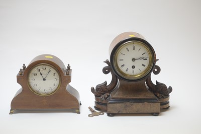 Lot 101 - Two mantel clocks