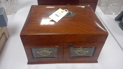 Lot 502 - Jewellery box