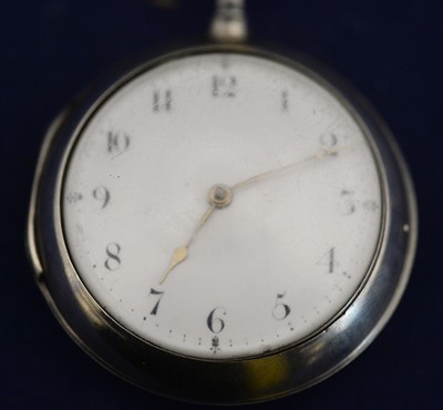 Lot 32 - Pair cased pocket watch