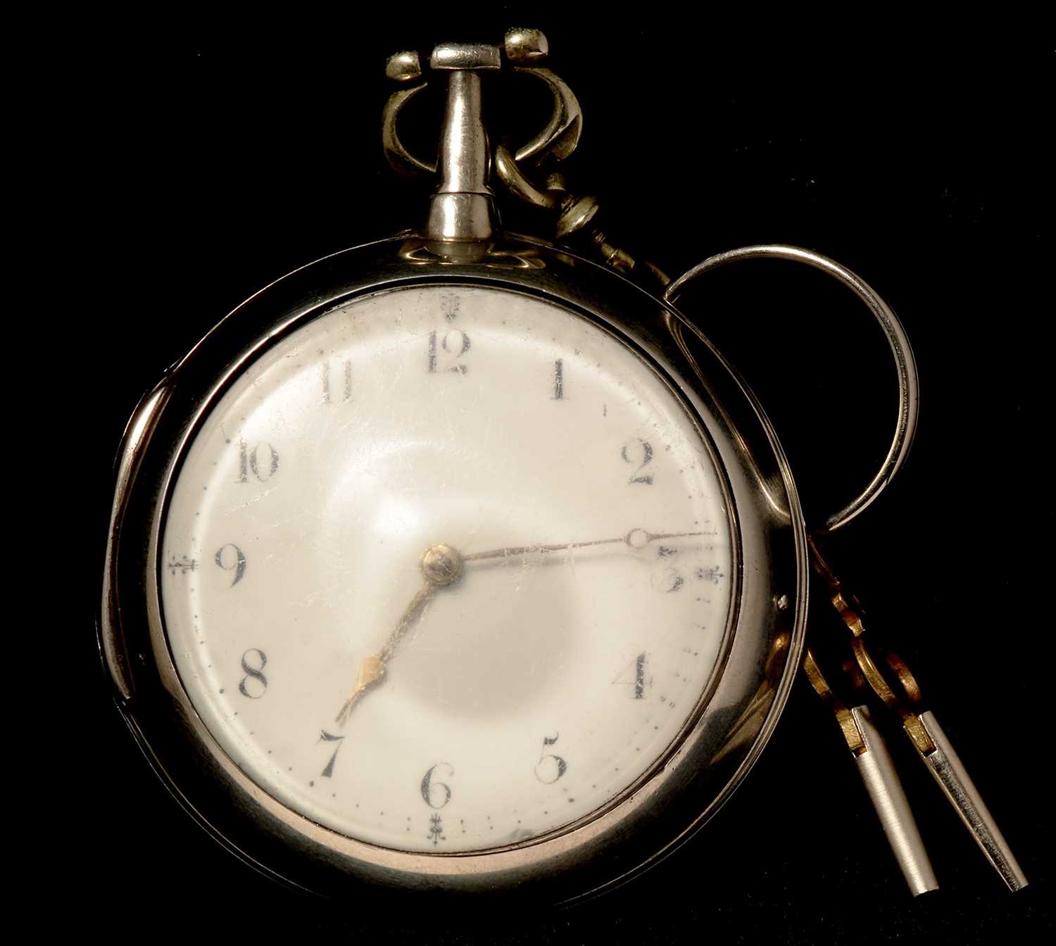 Lot 32 - Pair cased pocket watch