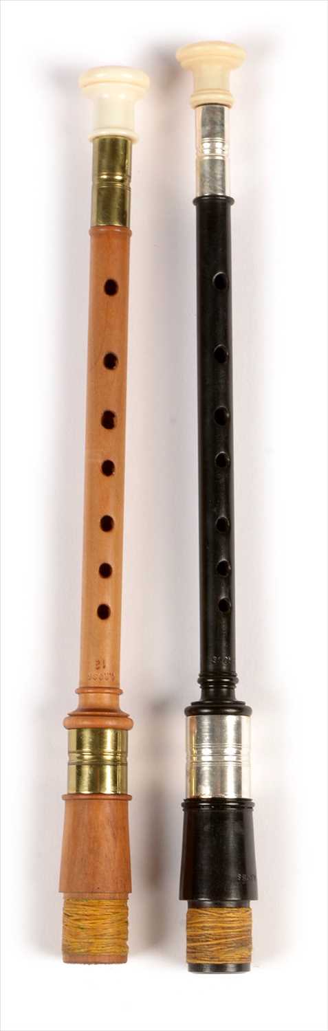 Lot 179 - Two simple chanters.