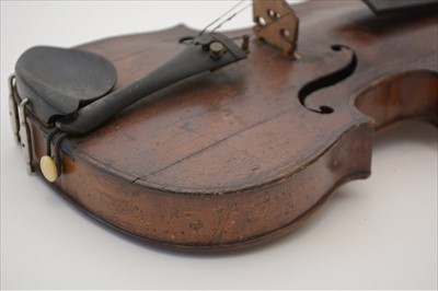 Lot 113 - 19th Century Violin
