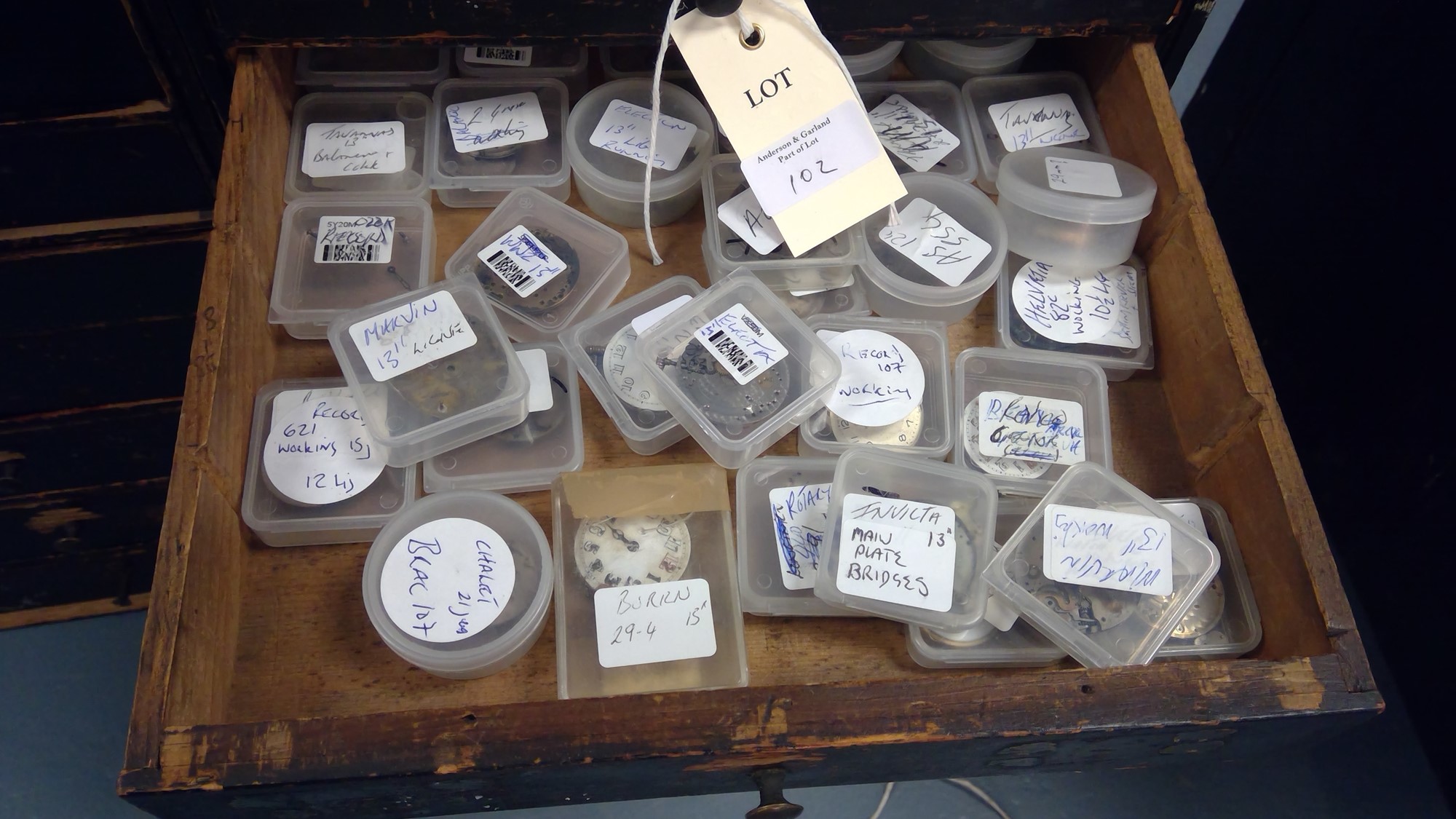 Lot 102 Watch and parts