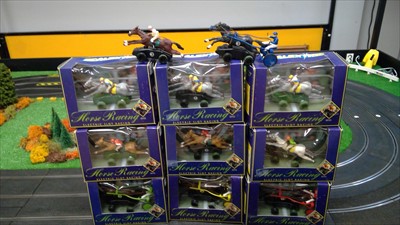 Lot 357 - Scalextric Horse and Sulky racing