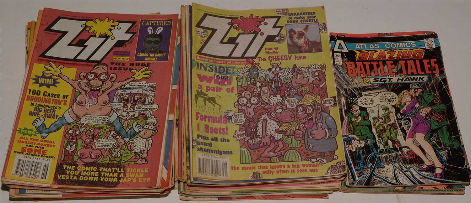 Lot 9 - Viz, Zit and US comics.