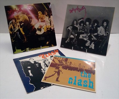 Lot 318 - New York Dolls and The Clash LPs