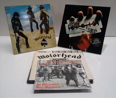 Lot 326 - Motorhead and Judas Priest LPs