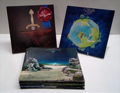 Lot 335 - Yes and Rick Wakeman LPs