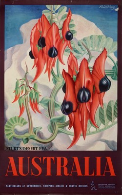 Lot 968 - Australia travel poster.