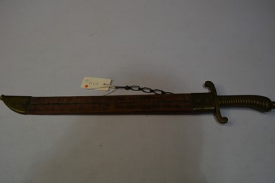 Lot 985 - German Saxon M1845 Faschinenmesser Short Sword