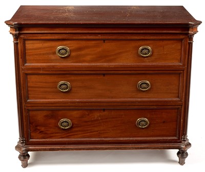 Lot 1067 - An early 20th Century chest of drawers by Hindley & Wilkinson Ltd, London