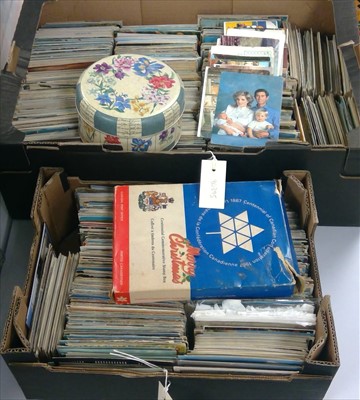 Lot 670 - Postcards and stamps