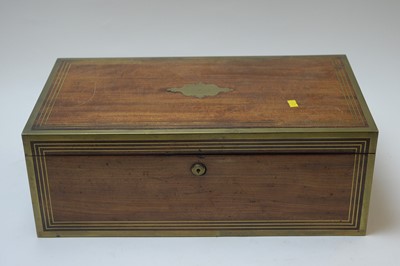 Lot 182 - Writing box