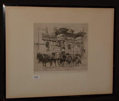Lot 1140 - William Walcot - etching.