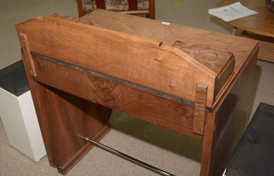 Lot 1194 - Art Deco walnut desk