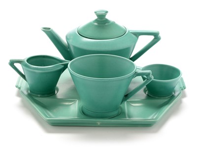 Lot 1104 - Cauldon Art Deco tea set