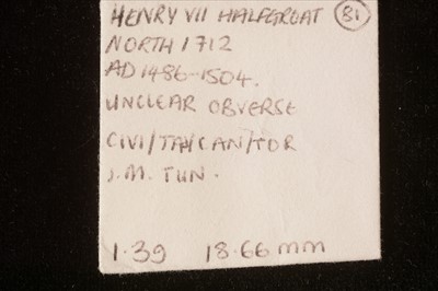 Lot 1048 - Henry VII halfgroat