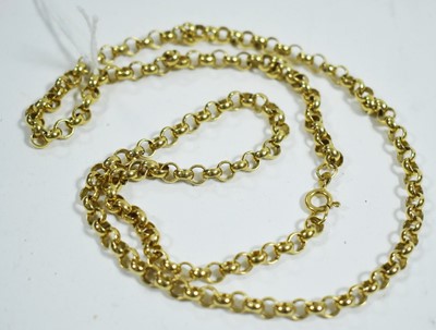 Lot 90 - Gold necklace