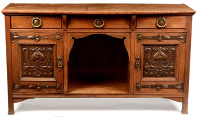 Lot 1176 - Arts and Crafts sideboard by Shappland & Petter