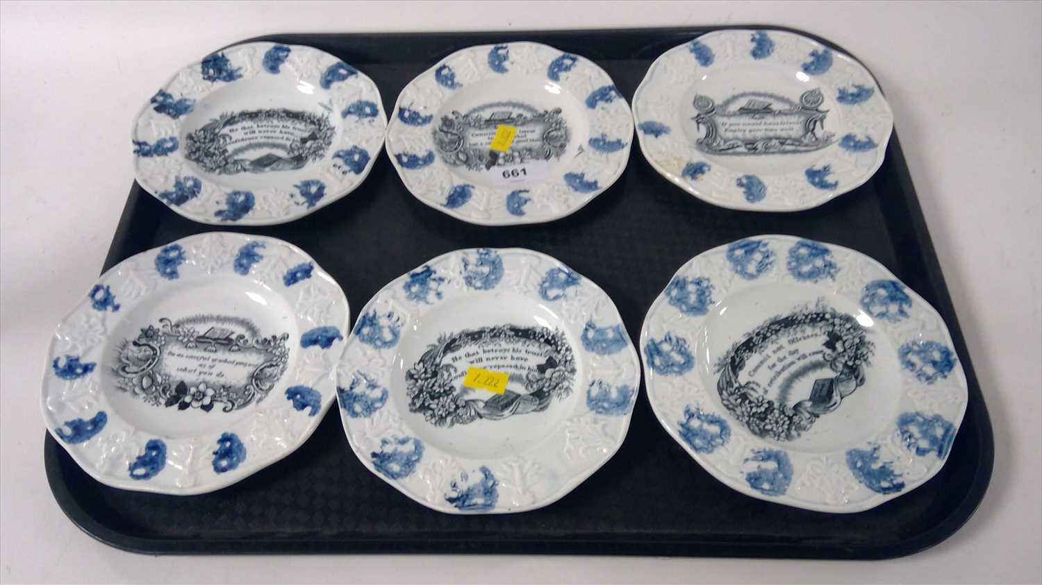 Lot 661 - Nursery plates
