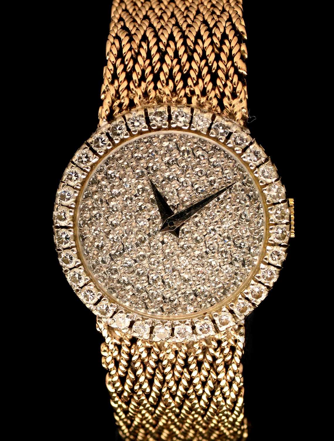 Lot 41 - Bueche Girod diamond watch