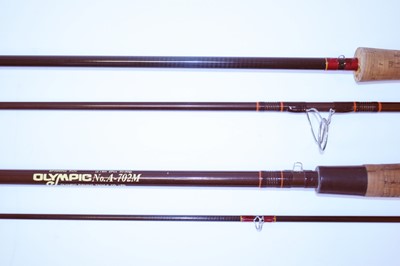 Lot 763 - Fuji rod; an Olympic rod, both in slips.