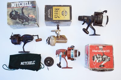 Lot 758 - A collection of four fishing reels, comprising:...